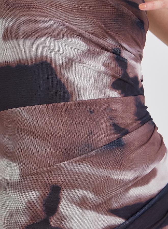 ستايلي فستان ميدي ضيق بدون أكمام - Image 4