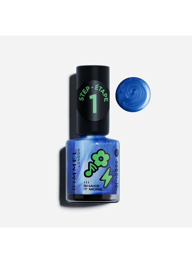 RIMMEL LONDON Full Volume Collection Super Gel Nail Polish 111 Shake It More 12ml  - Image 4