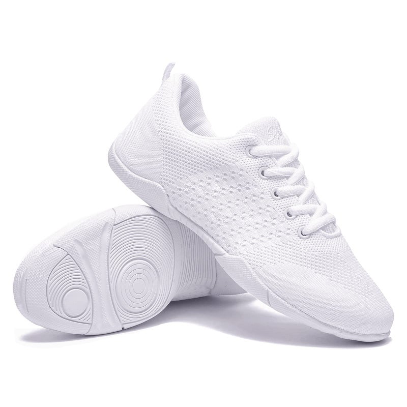 ZVC Cheer Shoes Girls White Cheerleading Shoes for Women Cheer Sneakers Youth Kids - Image 3