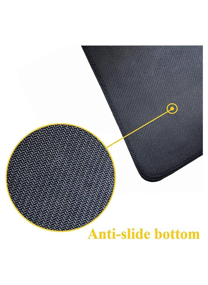CMGTYYD Mouse Pad, Blue and White Mouse Pad, Gaming Large Long Mousepad, Extended Xl Desk Mat, Smooth, Surface Non Slip Rubber Base Stitched Edges Mice Pad, 31.5 X 11.8 Inch(Wave) - Image 5