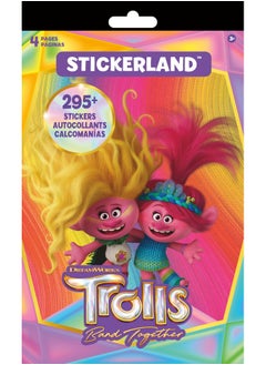 Trends International Trolls Band Together - STICKERLAND 4 Page PAD Stickerland Pad - 4 Pages 