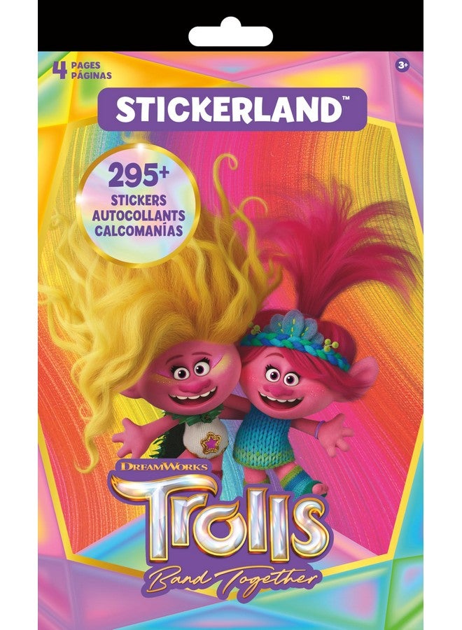 Trends International Trolls Band Together - STICKERLAND 4 Page PAD Stickerland Pad - 4 Pages