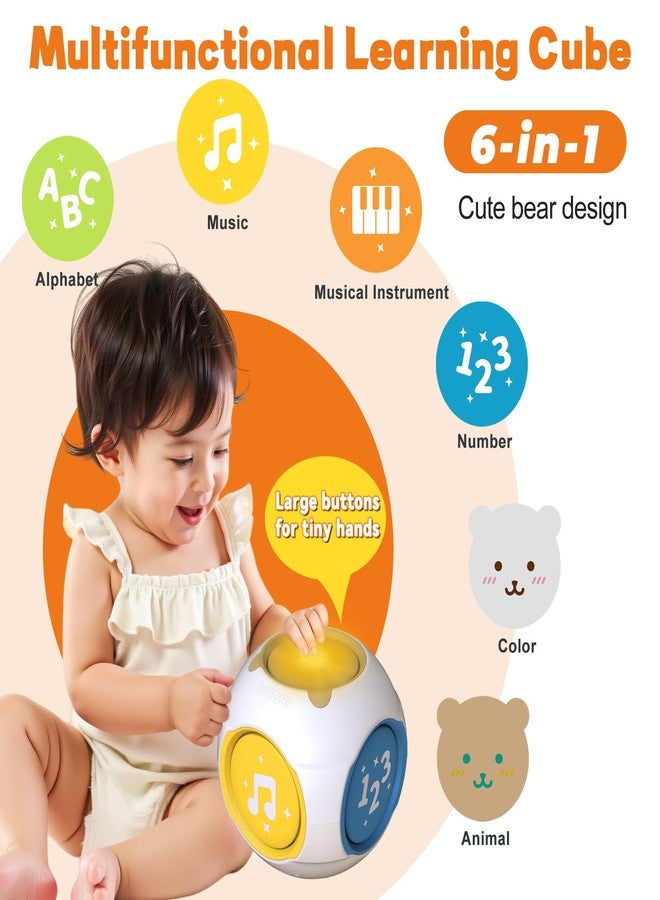 iKOIHO Bilingual Baby Toys Musical Learning Cube Educational Learning Toy for 1 Year Old, Toddler Activity Cube with Music & Lights for 6-9-12-18 Months Babies Infants, First Birthday Gift for Boys Girls - Image 2