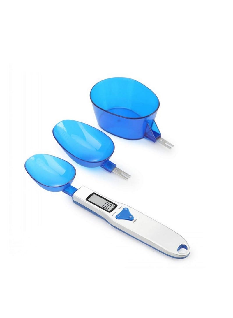 KASTWAVE Digital Kitchen Measuring Spoons Scale, Food Scale with 3 Measuring Spoons, High Precision Electronic Scale for Portioning Tea, Flour, Spices, Medicine 500gram/0.1gram - Image 1