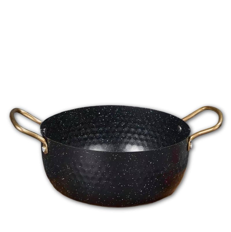Granite Coated Stainless Cooking Pot - Safe, eco-friendly non-stick surface, rapid heat response, dishwasher safe, fits all cooktops in 16-20cm range (مقاس 16) - Image 1