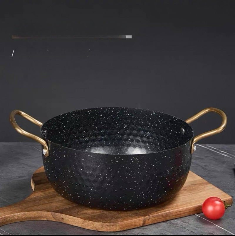 Granite Coated Stainless Cooking Pot - Safe, eco-friendly non-stick surface, rapid heat response, dishwasher safe, fits all cooktops in 16-20cm range (مقاس 16) - Image 2