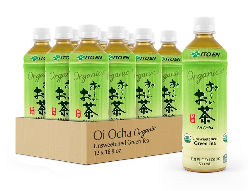 Ito En Organic Oi Ocha Unsweetened Green Tea, 16.9 Ounce (Pack of 12), Zero Calories - Image 3