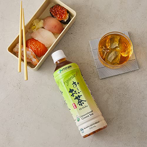Ito En Organic Oi Ocha Unsweetened Green Tea, 16.9 Ounce (Pack of 12), Zero Calories - Image 2