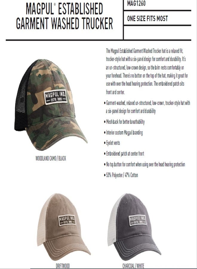 Magpul Trucker Hat Snap Back Baseball Cap, One Size Fits Most - Image 4