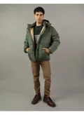 American Eagle Zip Through Puffer Jacket