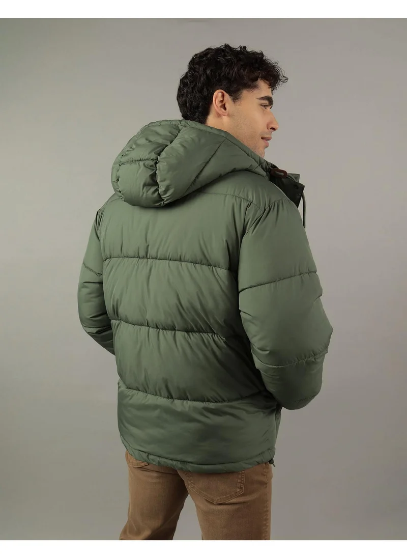 امريكان ايجل Zip Through Puffer Jacket