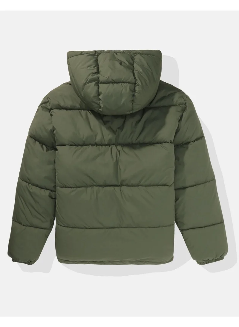امريكان ايجل Zip Through Puffer Jacket