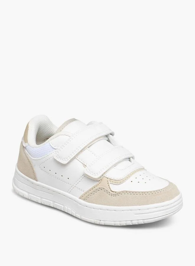 Mister Duchini Boys Hook & Loop Sneakers