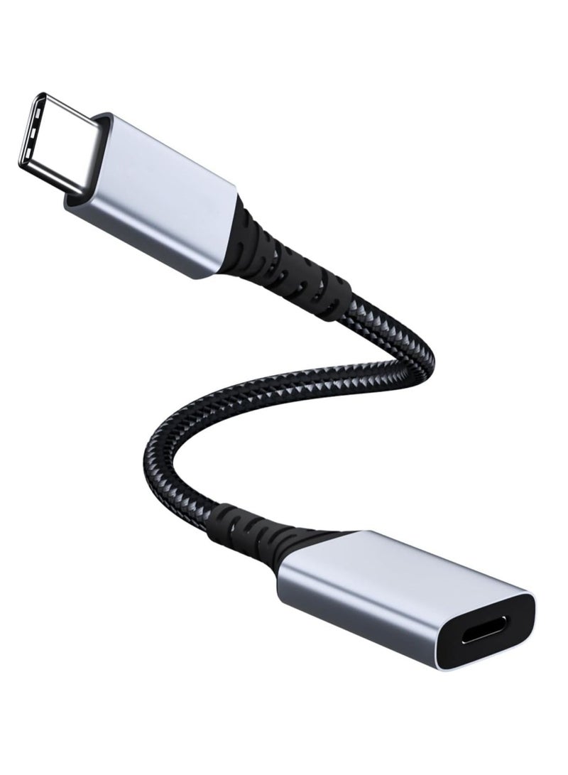 SYOSI كابل محول صوت USB C إلى Lightning، محول سماعات رأس HiFi Audio من USB Type C ذكر إلى Lightning أنثى، مناسب لجهاز iPhone 15 Pro Max، iPad ProAir، MacBook، Galaxy S23 S22، Pixel 7 6 - Image 1