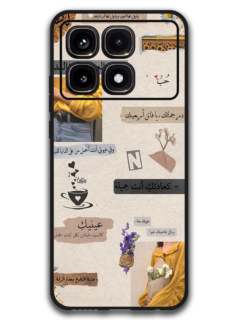 Theodor Protective Case Anti Scratch Shock Proof Bumper Cover For Xiaomi Redmi K70 Ultra Arabic Design (160) - Image 1