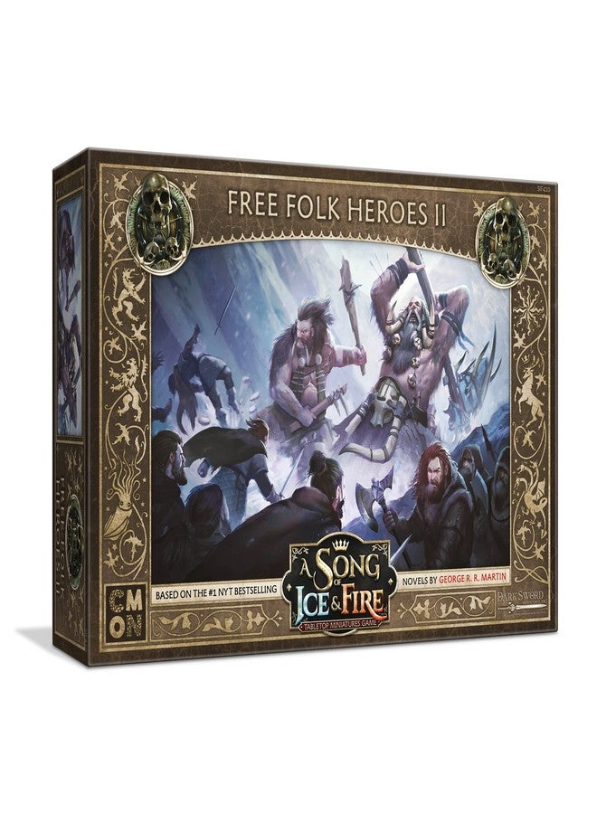 CMON A Song of Ice and Fire Tabletop Miniatures Free Folk Heroes II Unit Box | Strategy Game for Teens and Adults | Ages 14+ | 2+ Players | Average Playtime 45-60 Minutes | Made, (SIF410) - Image 1