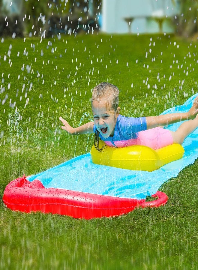 ELEMARA Inflatable Water Slides, 19.1 ft Water Slide with Advanced Sprinklers System and 24.8’’x16.5’’ Bodyboard for Backyard Outdoor Water Fun for Kids Adults - Image 3