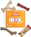 Nylabone Dog Gift Box Includes 3 Strong Chew Toys and 1 Natural Treat Gifts for Dogs Small Up to 25 lbs 4 Pack - Image 3