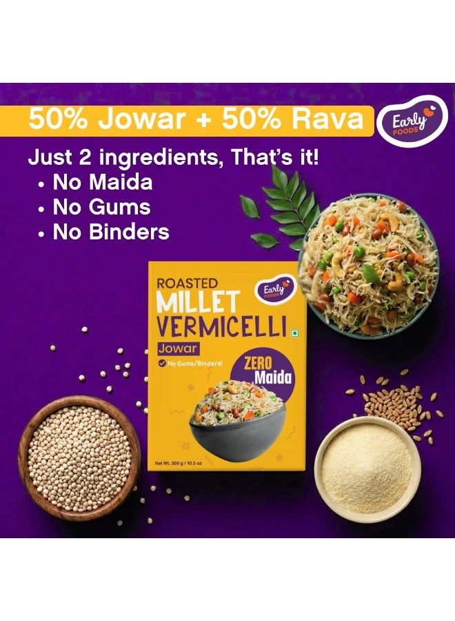 Early Foods - No Maida Jowar Vermicelli | Millet Seviya | Sorghum Semia 300 gms - Image 2