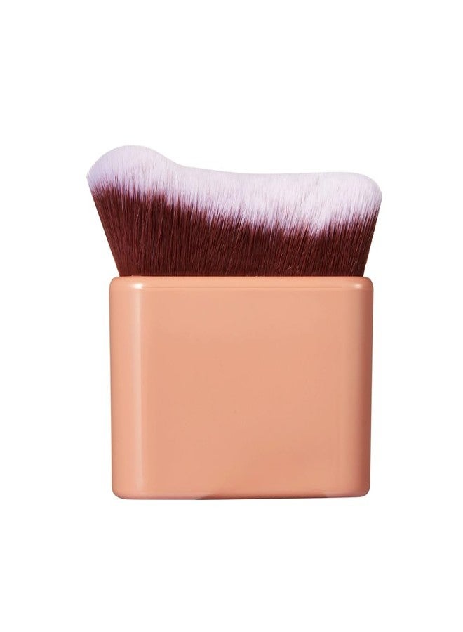 COSHINE Big Self Tanning Blend Brush, Professional Self Tanner, Kabuki, Powder, Foundation, Blusher, Shadow, Bronzer, Face and Body Brush (BROWN) - Image 1