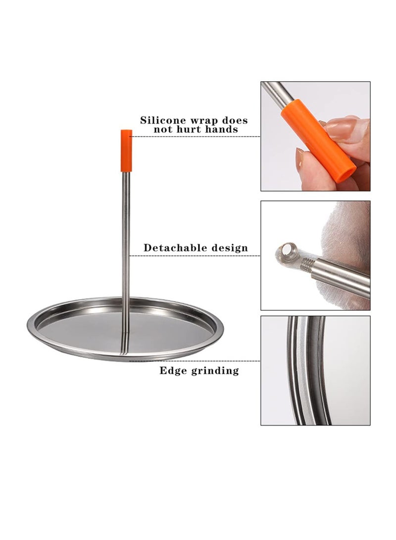 Loquat BBQ Vertical Skewer, Stainless Steel Barbecue Skewer Grill, Chicken Rack Roaster, Charcoal r Grill Roasting Stand, Vertical Grilling Rack Meat for Turkey, Kebab - Image 5