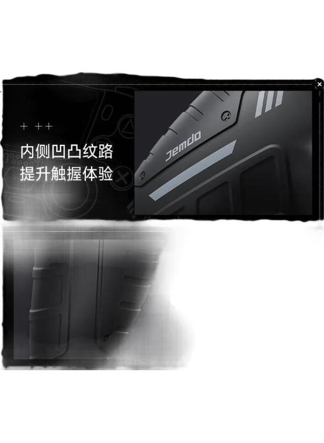 Jemdo Silicone Protective Case For Ps5 Controller Slim Gamepad, Anti-Slip Anti-Sweat Skin Cover With Bottom Charging Port, Touch Stickers, And Accessories【Phantom Black】 - Image 2