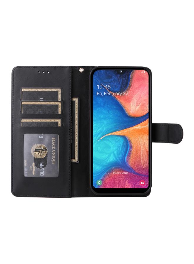 S-TOP Case For Samsung Galaxy A20e Diamond Lattice Leather Flip Phone Case - Image 4