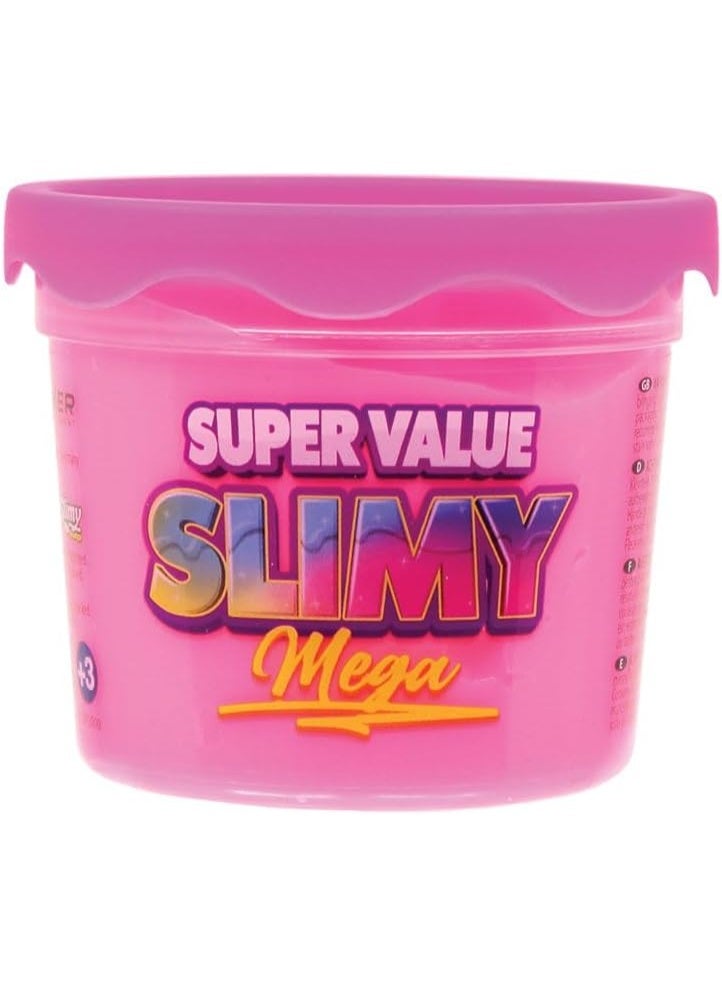 Slimy Super Value Slimy 4OZ, 112g Mega Slimy, Fun, Safe & Non-Toxic Slime Toy, Assorted 3 Colors: Red, Pink, Green - Image 2