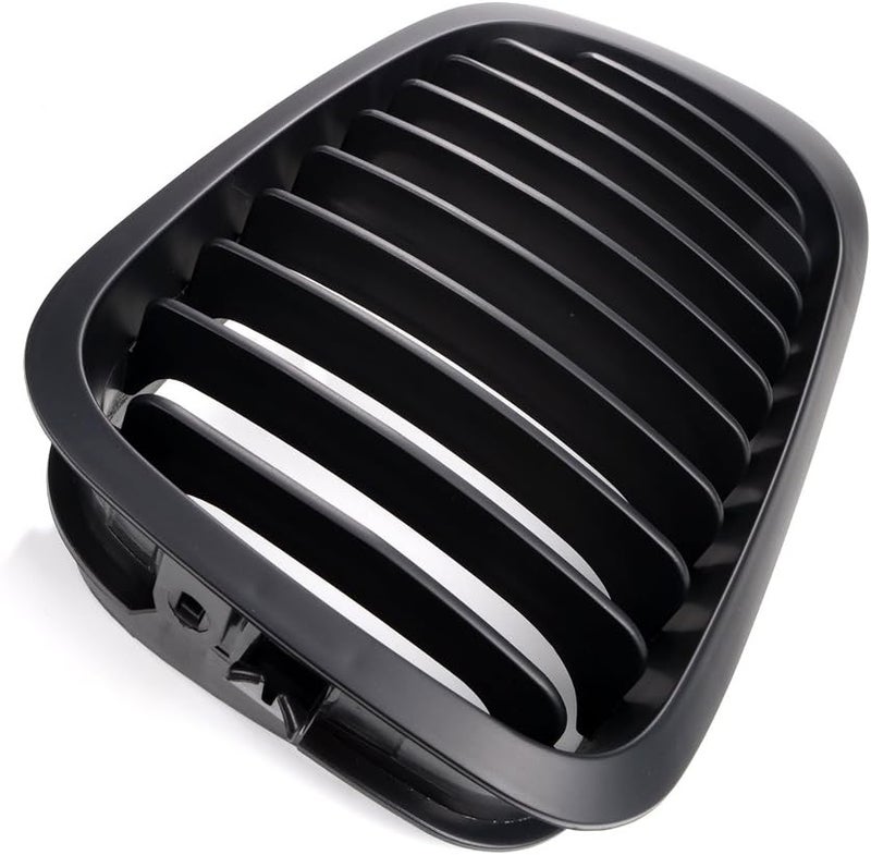 Anzios Matte Black Front Sport Kidney Grille Compatible with 1999-2002 BMW E46 2-Door Models - Image 4