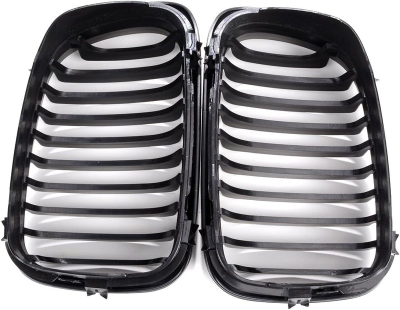 Anzios Matte Black Front Sport Kidney Grille Compatible with 1999-2002 BMW E46 2-Door Models - Image 5