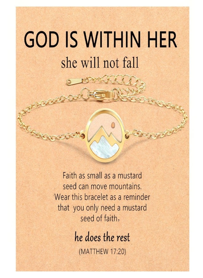 CXLDTE Easter Basket Stuffers Gifts for Kids Teen Girl Gifts Trendy Stuff Mustard Seed Bracelet Jewelry Women Her Christian Baptism Confirmation Birthday Gifts Ideas for Teenage Girls Teens 8 12 14 16 13 Year Old - Image 1