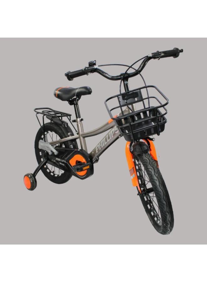 Black/Orange 16 Inches Bicycle - Image 1