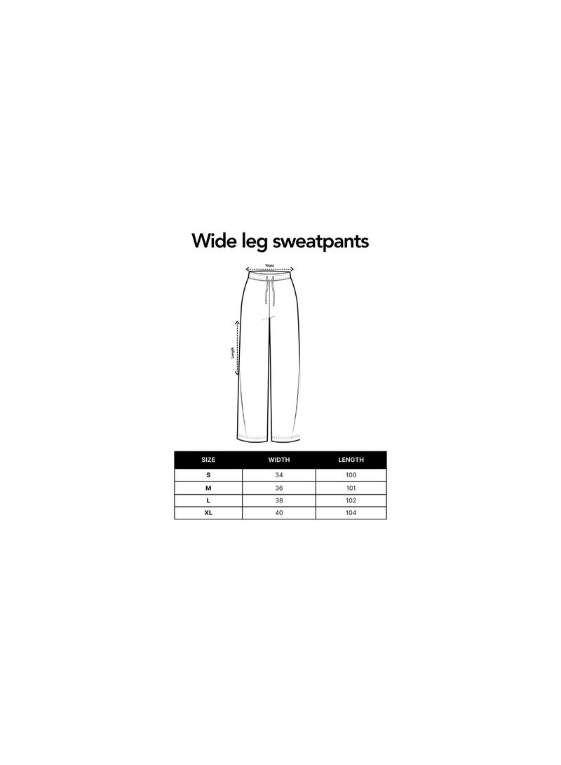 Feathers  Wide-leg sweatpants, 100% cotton for women - Image 3