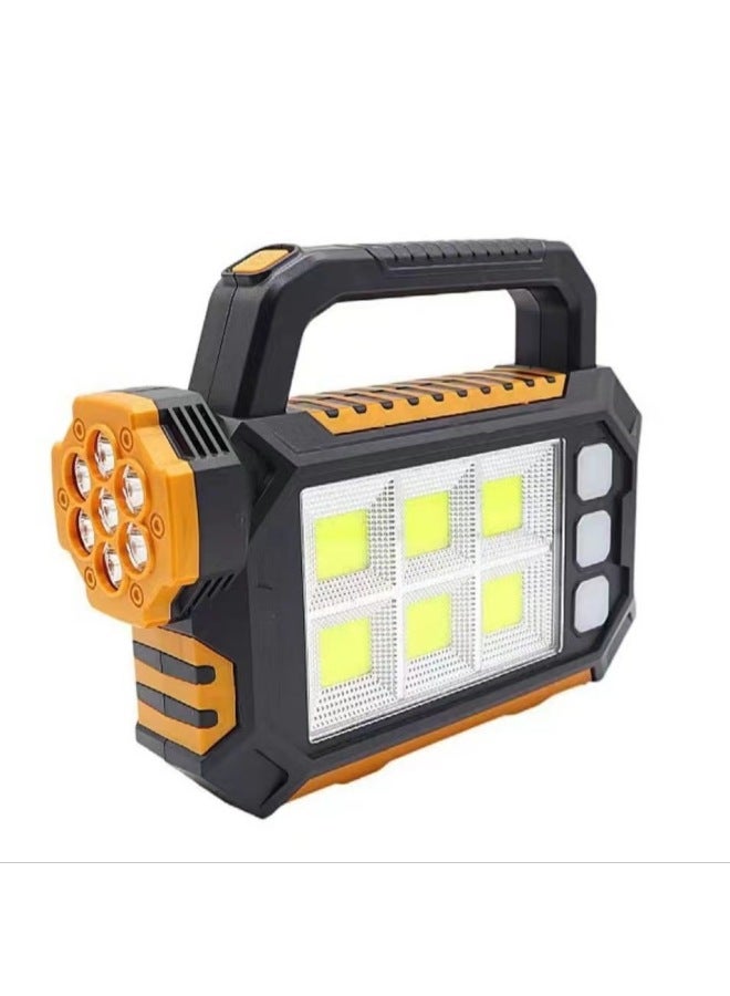 مصباح تخييم LED ضوء قوي شحن مصباح كشاف ضوء طوارئ خارجي تخييم كشك تخييم مصباح يدوي منزلي محمول 