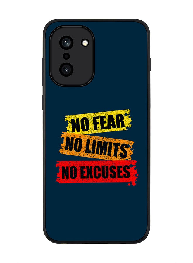 For OnePlus 15R Case,Slim fit Camera Protection, Shockproof Thin Phone cover  - No Fear Limits Excuses