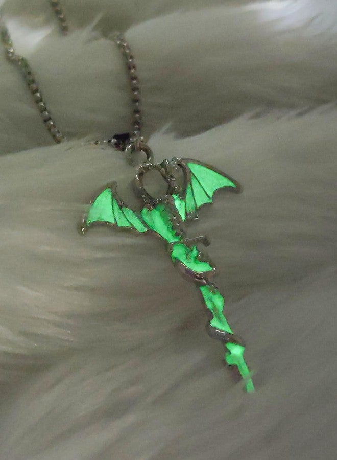 Gift Nest Men's Dragon Sword Pendant Necklace - Winged Design with Snake Wrap for Unisex - Image 3