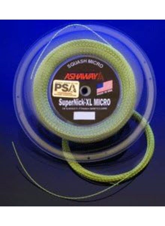 Ashaway Supernick XL Micro Squash String (1 reel - 360 FT)