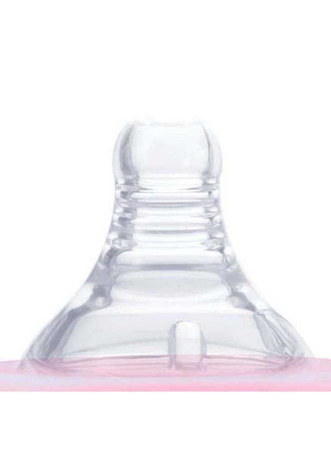 Optimal Wide Neck Feeding Bottle With Handle 300 ML, Blue - Image 2