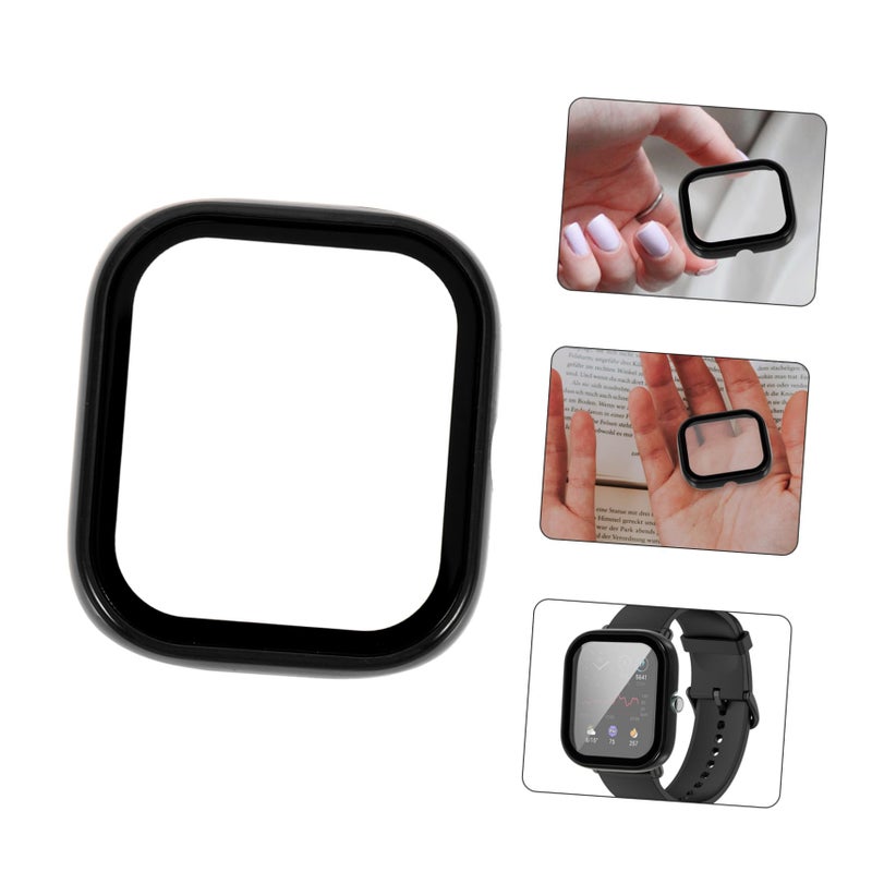 Mini Watch Protector Case Tempered Glass Screen Cover Lightweight PC Shell Easy Installation - Image 4