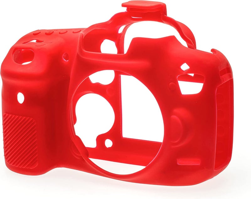 easyCover Silicone Camera Case for Canon 7D Mark II - Red - Image 1