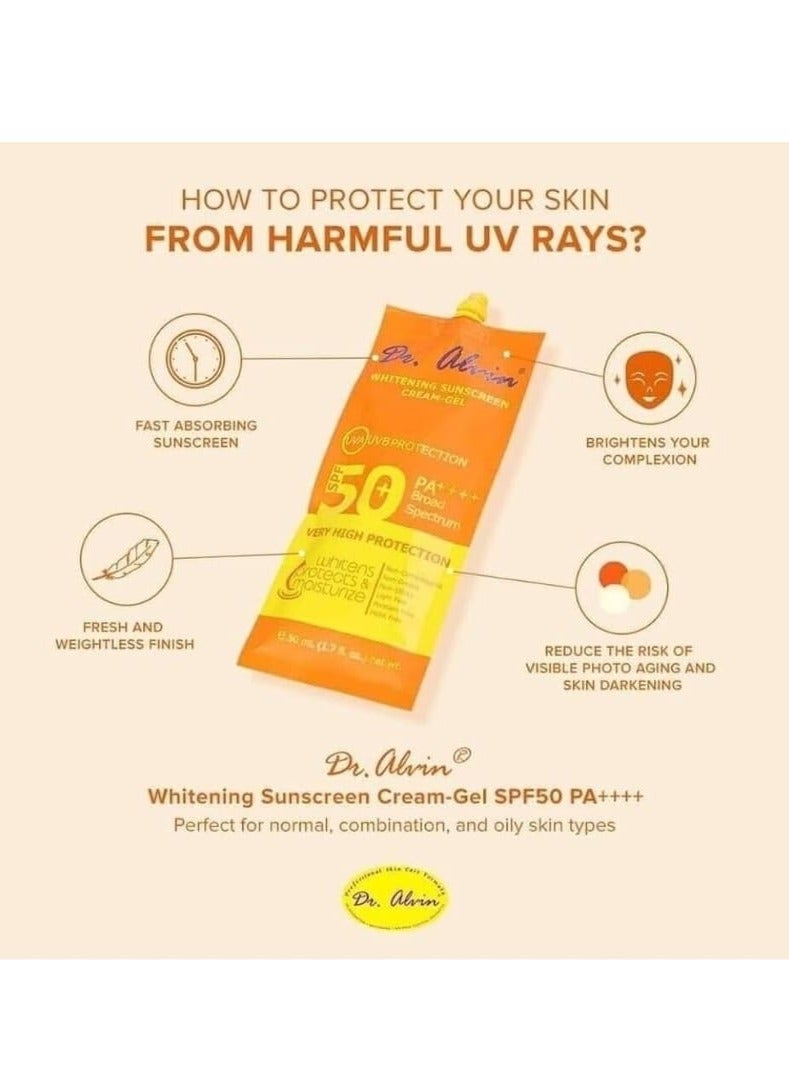 دي آر. ألفين كريم جل التبييض الواقي من الشمس من دكتور ألفين، حماية عالية جدًا - Image 2