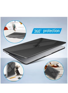 Generic Hard Shell Case Protective Snap On Cover Compatible with Apple MacBook Pro 16 inch A2141/with Touch Bar & Touch ID & Retina Display USB-C 2019 2020 Release (Crystal Black)  - Image 4