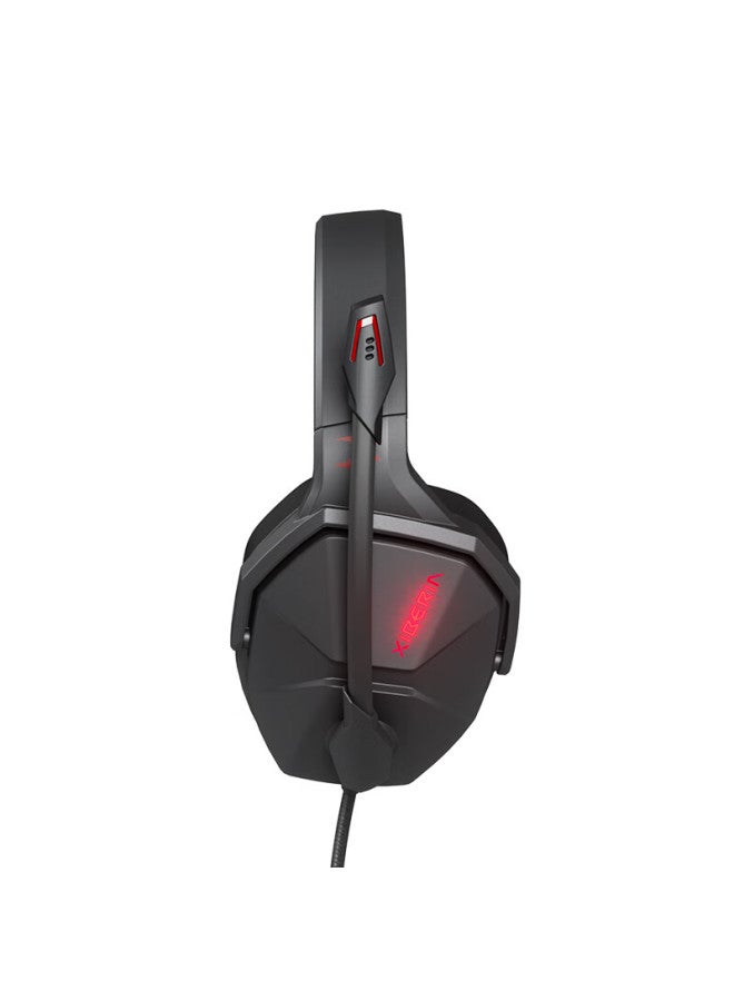 Xiberia Siberia V13u Gaming Headset, Over-ear Wired Usb 7.1 Surround, E-sports Pubg Headphones, Computer Headset With Microphone, Two-in, Black And Red - Image 4