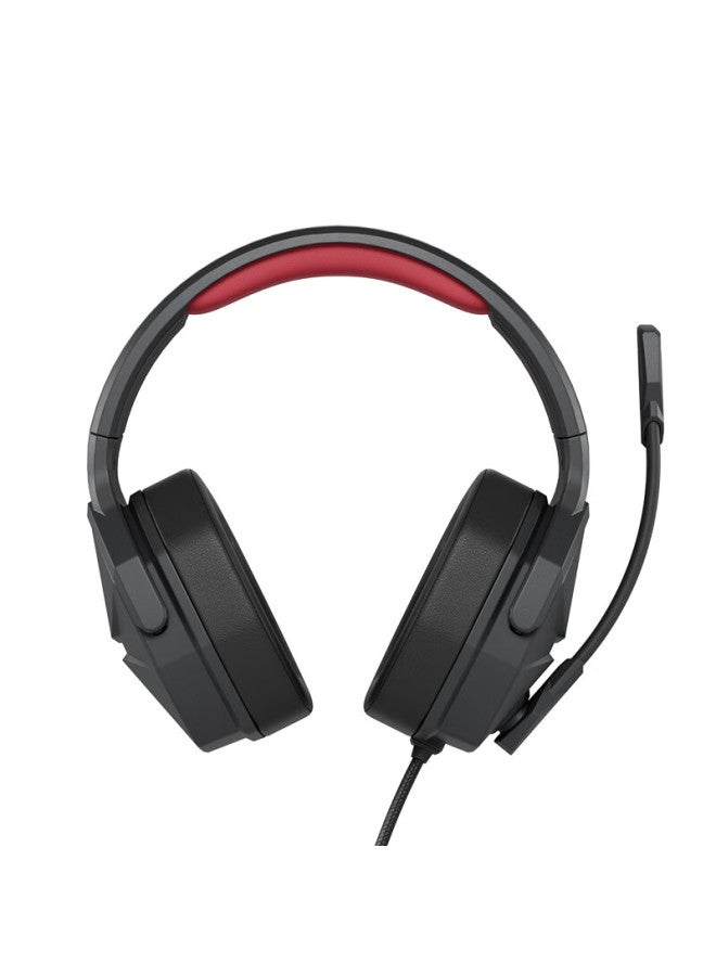 Xiberia Siberia V13u Gaming Headset, Over-ear Wired Usb 7.1 Surround, E-sports Pubg Headphones, Computer Headset With Microphone, Two-in, Black And Red - Image 3