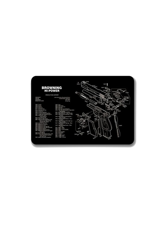 BURAQ 2 PCS Heat Transfer Non-Slip Single-Sided Office Gaming Mouse Pad 2mm(SPS-BrowningHi-Power)  - Image 2