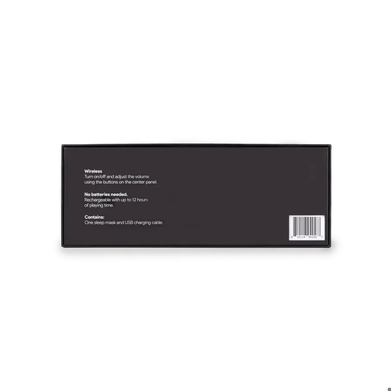 Hotel Collection  Sleeping Eye Mask - Bluetooth Sleeping Eye Mask – Plush Fabric for Total Darkness & Wireless Music  | Best Price UAE