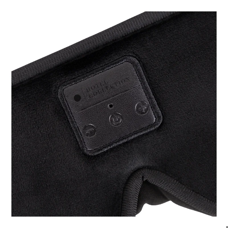 Hotel Collection  Sleeping Eye Mask - Bluetooth Sleeping Eye Mask – Plush Fabric for Total Darkness & Wireless Music  | Best Price UAE
