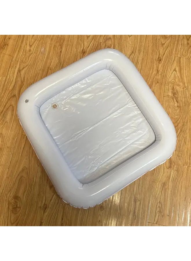 Small White Inflatable Buffet Bar Portable Outdoor Cooler For BBQ Picnic Pool Party - Image 5