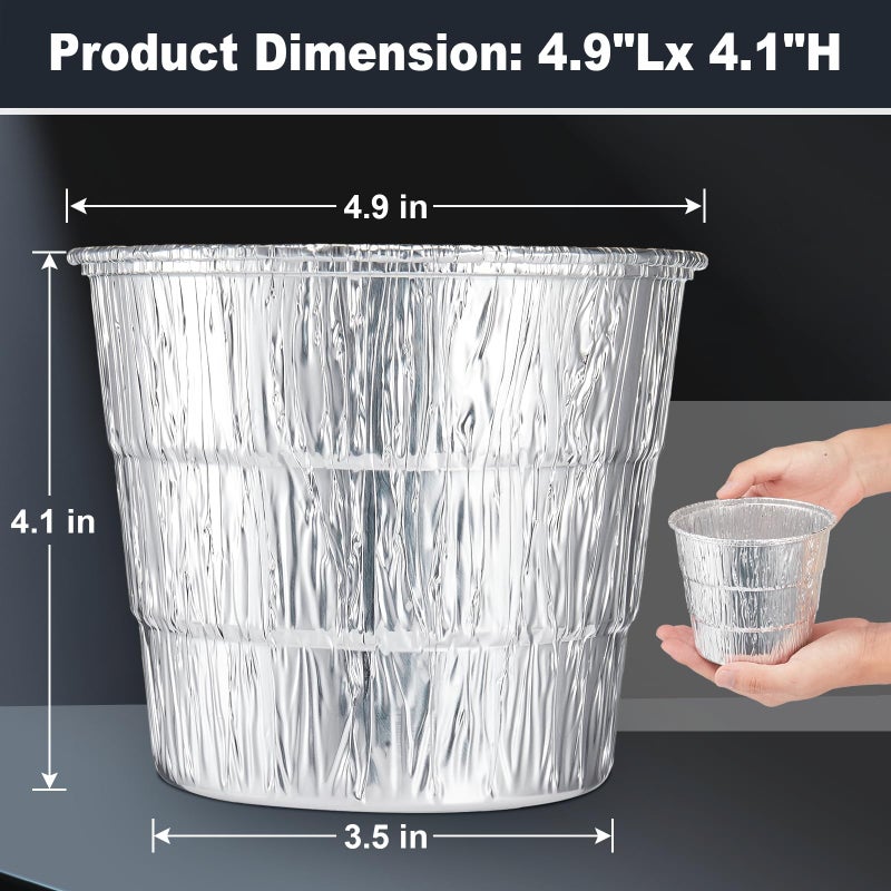 Sageme 15 Pack BAC407 Grease Bucket Liner for Traeger Grills,Drip Liner Drip Pan for HDW152 Grease Bucket Traeger Pro Series 575/780, 20/22/34, Ironwood 650/885 Grills,Pit Boss Pellet Grill Smoker - Image 2
