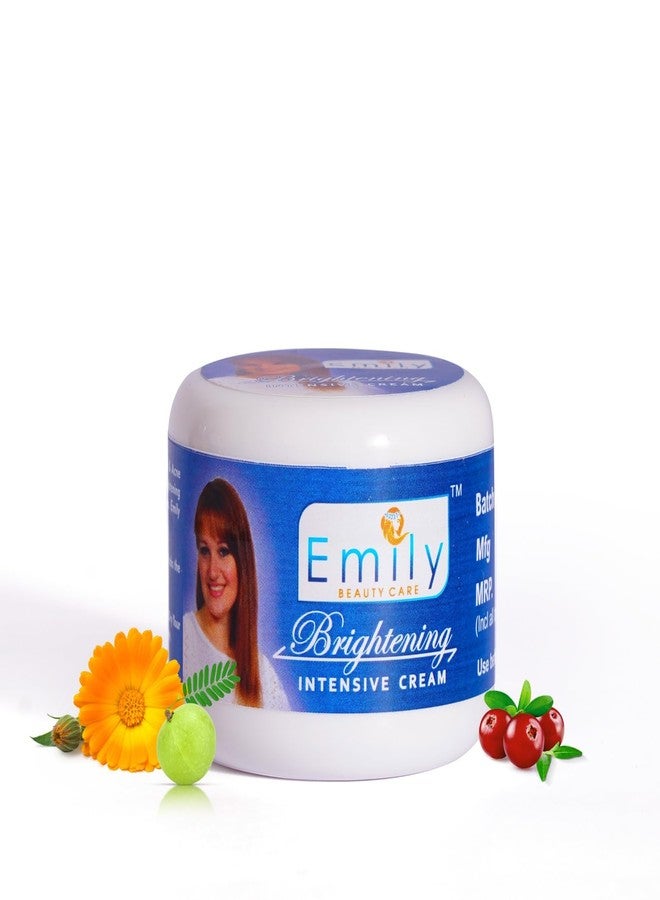 Emily Skin Brightening Night Cream Overnight Brightening & Nourishing Formula Helps Improve Skin Tone & Radiance For All Skin Types | Pack of 2 (60 GM) - Image 1